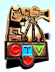 RARE MASCOT CTV CANADA TV PRESS MEDIA 1992 BARCELONA OLYMPIC GAME PIN 2024 PARIS