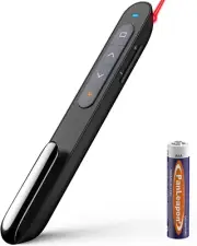 Wireless Presenter, Hyperlink Volume Control Presentation Clicker RF 2.4Ghz U...