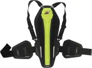 Zandona Hybrid Back Pro RS X8 Back Protector, black-yellow for Men One Size Black Yellow