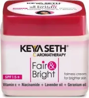 KEYA SETH AROMATHERAPY Fair & Bright Day Cream SP15+,Skin Brightening & Whitenig