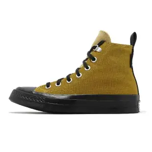 【CONVERSE】帆布鞋 Chuck 70 GTX HI 防水 土黃 黑 男鞋 女鞋 高筒 1970 休閒鞋(A05565C)