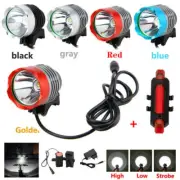 8000lm USB LED MTB Bicycle Lamp Bike Light Headlight Cycling Torch Headlamp