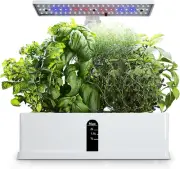 Eacam Smart Hydroponics Growing System Indoor Garden Kit 9 Pods Automatic Tim...