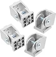 iplusmile 4pcs Flexible Pivot Joint Connector for Aluminum Extrusion Hardware Easy Installation Versatile Design for Various Projects