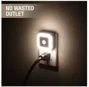 2 in. Plug-In Indoor LED Motion Sensor Automatic Warm White Night Light (4-Pack)