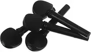 HANABASS 4PCS Violin Tuning Pegs Ebony Fiddle String Adjusters for Reliable Pitch Control Easy Installation and Replacement Musical Instrument Parts and Tuning Accessories