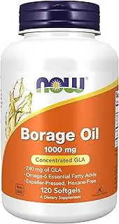 NOW Borage Oil 1000 mg,120 Softgels
