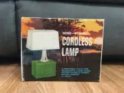 NEW Vintage Ashflash 70s Portable Camping Light Table Lamp Lantern Free Ship
