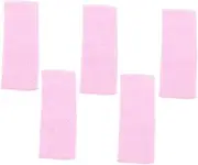 PAMINGONO 5Pcs Stylish Fitness Headbands Elastic Hair Bands for Yoga Sports Comfortable Sweat Absorbing Design Lightweight Durable for Gym Outdoor Activities