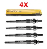4X Glow Plugs 11V For Isuzu Campo Gemini Ssangyong Ssangyong Opel Corsa A