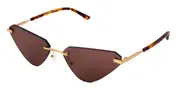 Saraghina AKIRA 792RO Women’s Sunglasses Gold Size 61
