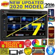 2014-2020 TUNDRA 7" BLUETOOTH CD DVD USB AUX EQ CAR RADIO STEREO PACKAGE (for: Toyota)