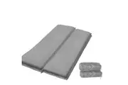 Double Self Inflating Mattress Camping Sleeping Mat Air Bed Pad 10CM Thick Grey