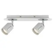 Telbix White Burton Led 2 Bar Spot Light