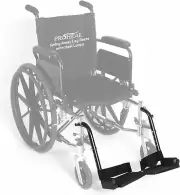 Wheelchair Leg Rest - Swing Away Foot Rest for Wheelchairs - Leg Pressure Distri