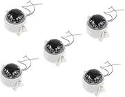 Kisangel Compass Car Boat Compass Necklace Car Decoration Boat Compass Dash Mount Compass for Car Golf Cart Adjustable Dash Compass Navigation Compass Dashboard Compass Auto White Acrylic