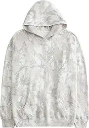 [DURUNUL] Leopard Print Hoodies for Women Oversized Cheetah Printed Hooded Pullover 2000s Y2K Hoodie Sweatshirt 90s Streetwear