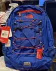 North Face Borealis Backpack Laptop School Travel Work Career Padded Blue Pink