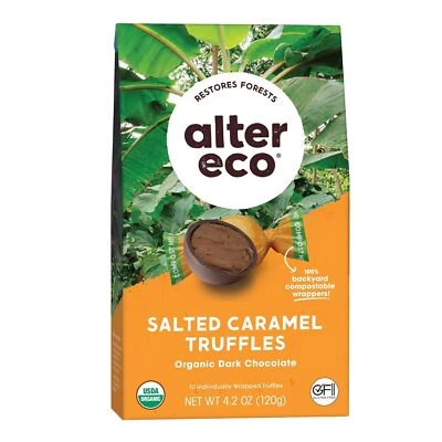 Alter Eco Organic Truffles Salted Caramel 4.2 Oz Pack Of 1