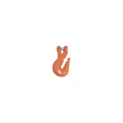 Cartec 100 Clevis Grab Hook CFX20 3/4" Orange Cradle Grab Hook Cartec
