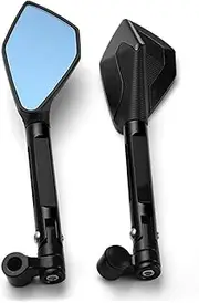 Motorbike Mirrors For R1200GS For Adventure 1200 For GS For R1200RT Motorcycle Accessories Metallic Rear View Rearview Mirrors Side Mirror Anti-Vertigo Handlebar Mirror(2)