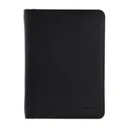 Pierre Cardin Unisex Leather A4 Business Notepad/Folio Case Black