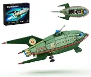 Future Ship Building Blocks Toys, Planet Express Spaceship Block Set, Compati...