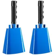 BLUE PANDA 9.5-inch Cowbells for Sporting Events, Percussion Noise Makers wit...