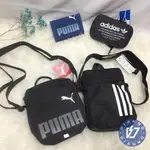 帝安諾 PUMA 小側背包 小包 側背包 大LOGO 075486-01 黑-ADIDAS 三條線 CG1537 錢包