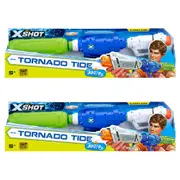 2x Zuru XSHOT Water Gun Blaster Kids/Childrens Toy - Tornado Tide 550ml 5+