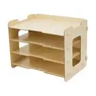 Desk Cabinet Office Crafts Documents Box Shelves Paper Storage Organiser Desktop