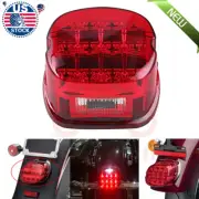 LED Tail Light Red Lens Brake Rear Lamp Fit for Harley Touring Softail 1999-2019