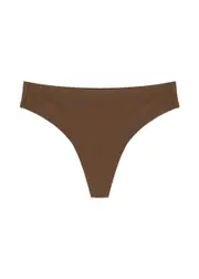 Chantelle Soft Stretch Thong - Brown - One Size One Size