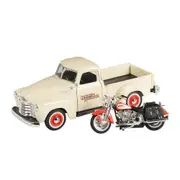 Maisto 1:24 Scale Harley Davidson 1950 Chevrolet 3100 Pickup & 2001 Heritage Springer