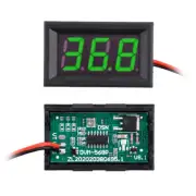 1Pack DC 5-120V Blue LED 3 Digital Display Voltage Meter Voltmeter Panelr