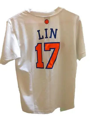 New York Knicks Jeremy Lin 17 T-shirt 紐約尼克 林書豪運動球衣T恤