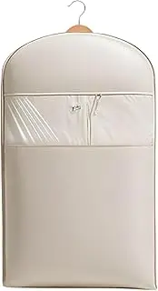 [Generic] Suit Cover Bags | Closet Clothes Organizers | Hangable Space Saver Dustproof Protective with Self-Compression Zipper for Jackets Shirts Sweater Clothing Travel