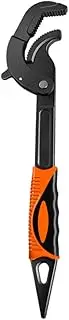 30-60mm Universal Toneshort Monkey Wrench Multifunctional Spanner for Screw Nut Self-locking Pipe Spanner Spring and Crowbar End