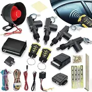 LEPEVNEY Universal Car Alarm System Remote Central Locking Kit Keyless Car Door Entry Anti-Theft Alarm System