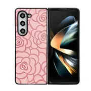 For Samsung Galaxy Z Fold4 5G Floral Print Protective Phone Case