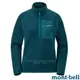 【MONT-BELL 日本】女 CP100 PULLOVER 舒適輕量保暖刷毛上衣.排汗休閒衫.中層衣/CLIMAPLUS 100薄刷毛.彈性透氣/1106594 BLBK 藍黑