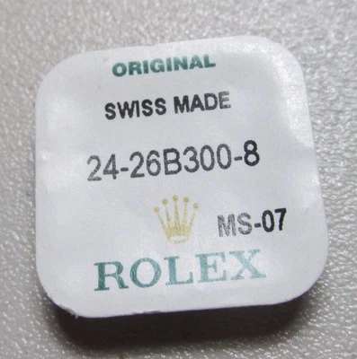 NEW GENUINE NOS Rolex 18k Yellow Gold Crown 243 24-26B300-8 Sealed C