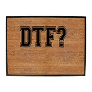 Dtf - Funny Novelty Doormat Man Cave Floor mat