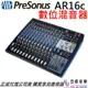 分期免運 贈專用線材 Presonus AR16c 錄音介面 混音器 多軌 外場 PA工程 藍芽 Mixer 錄音 直播