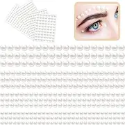 1200 Pcs Pearl Stickers Self Adhesive, Flat Back Pearls Sticker, Makeup, Pearl Face Gems Stickers for Hair Nail Art Cell Phone DIY Crafts Scrapbooking, 3mm/4mm/5mm/6mm, White