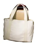 junkai WHITE Handbag Large capacity leisure backpack Canvas bag Suitable for travel and shopping travel bag man leather Wallet