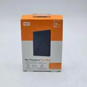 New WD My Passport for Mac 2TB External USB30 Portable Hard Drive Blue