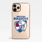iPhone 16 15 14 13 12 11 Pro Max Plus Case Shockproof AFL Western Bulldogs Cover