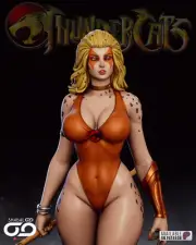 Cheetara Statue 3D Print Unpainted/Unassembled
