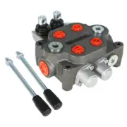 25GPM Hydraulic Control Valve 2 Spool BSPP Tractor Loader W/Joystick